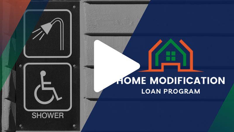 Thumbnail image for a video on the home modification loan program. Click on the image to watch the video.